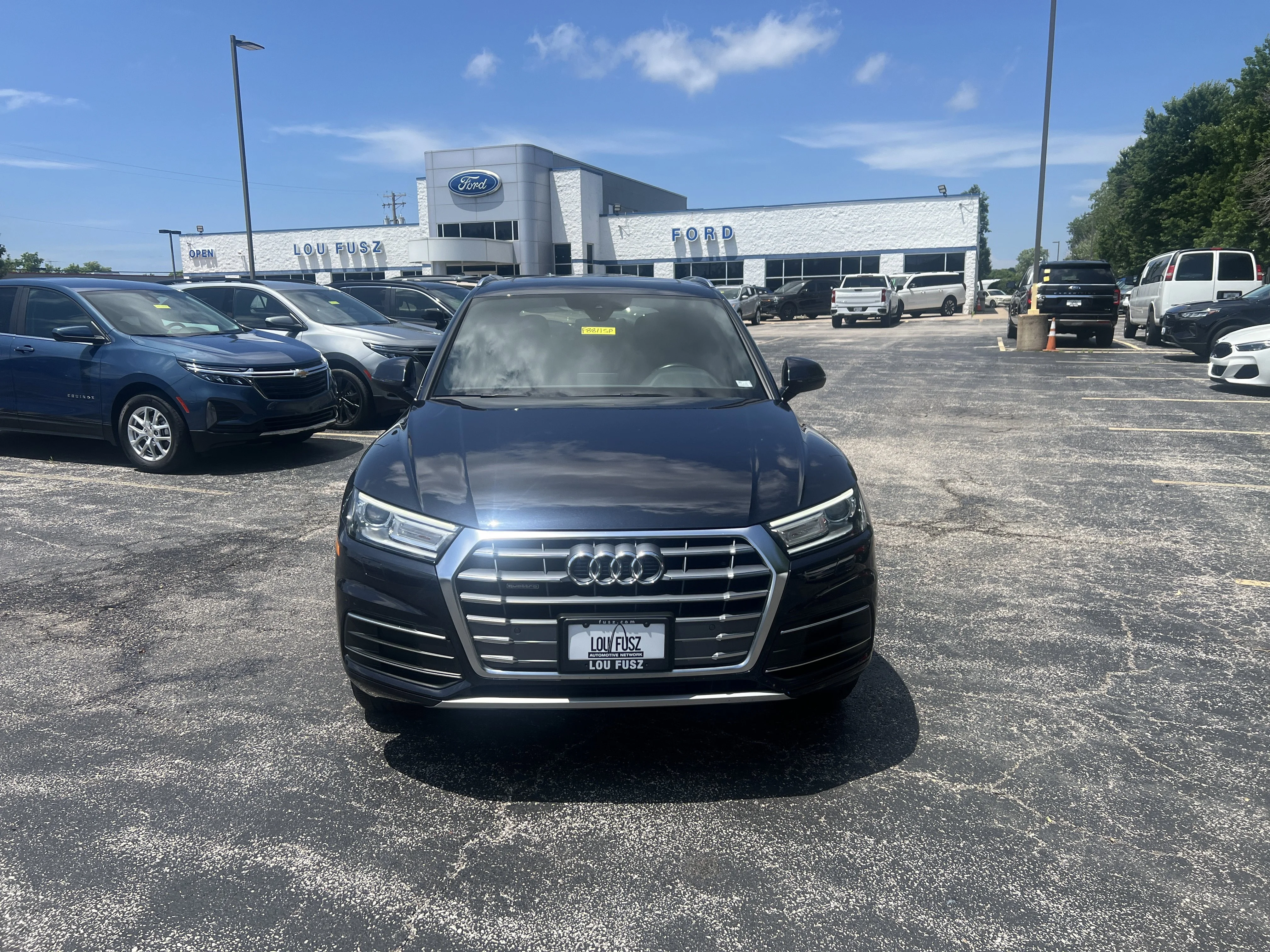 Used 2020 Blue Audi Premium image 3