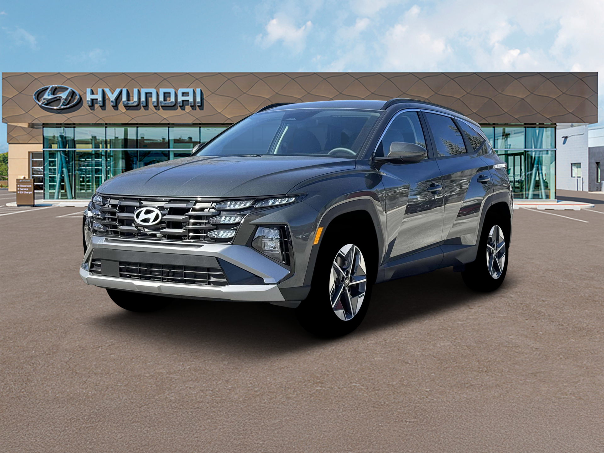 New 2026 Gray Hyundai SEL image 1