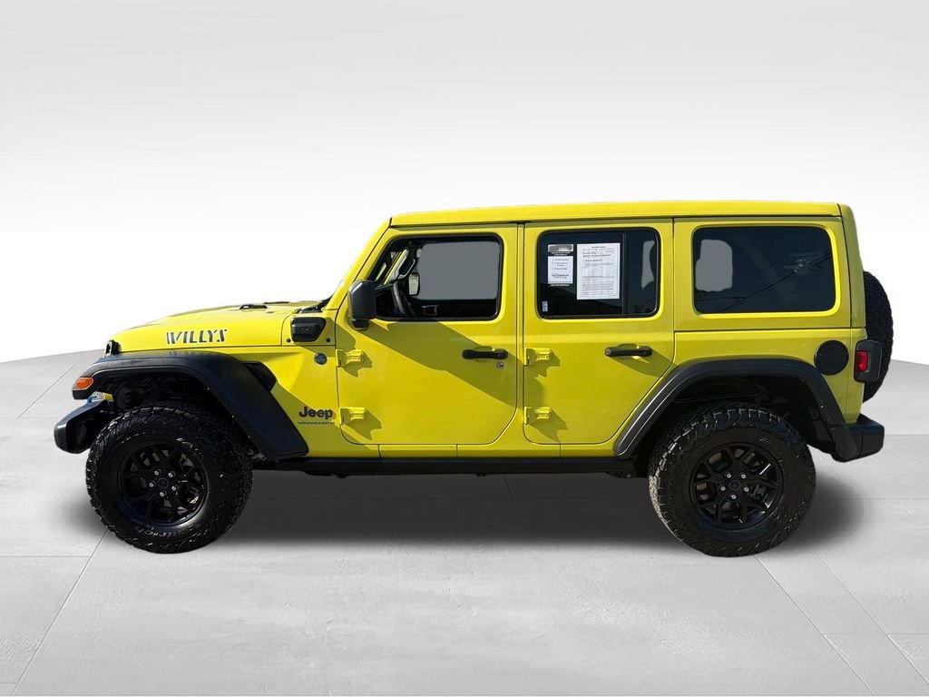 Used 2024 Yellow Jeep Willys 4xe image 2