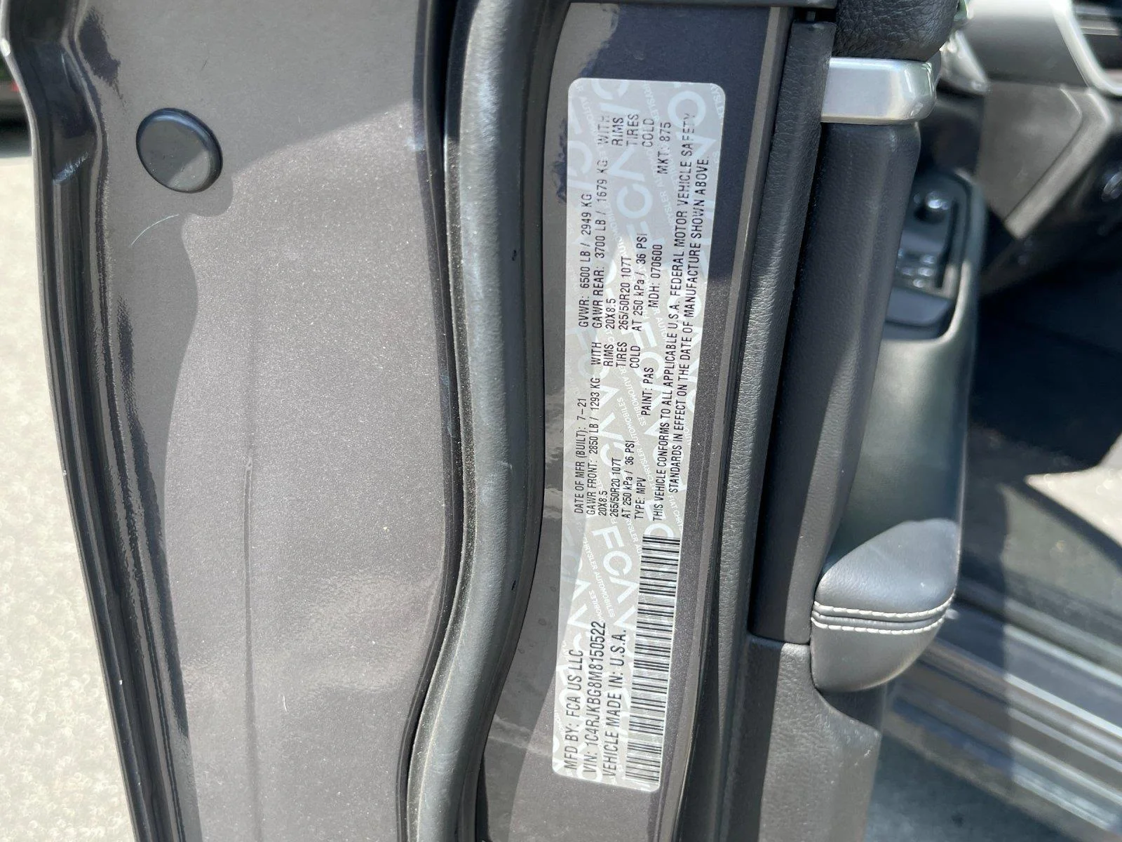 Used 2021 Baltic Gray Metallic Clearcoat Jeep Limited image 12