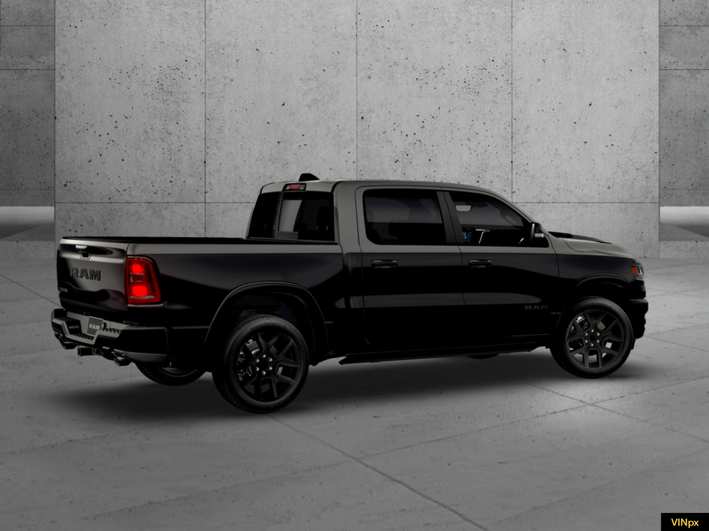 New 2026 Diamond Black Crystal Pearl-Coat Exterior Paint RAM Laramie image 7