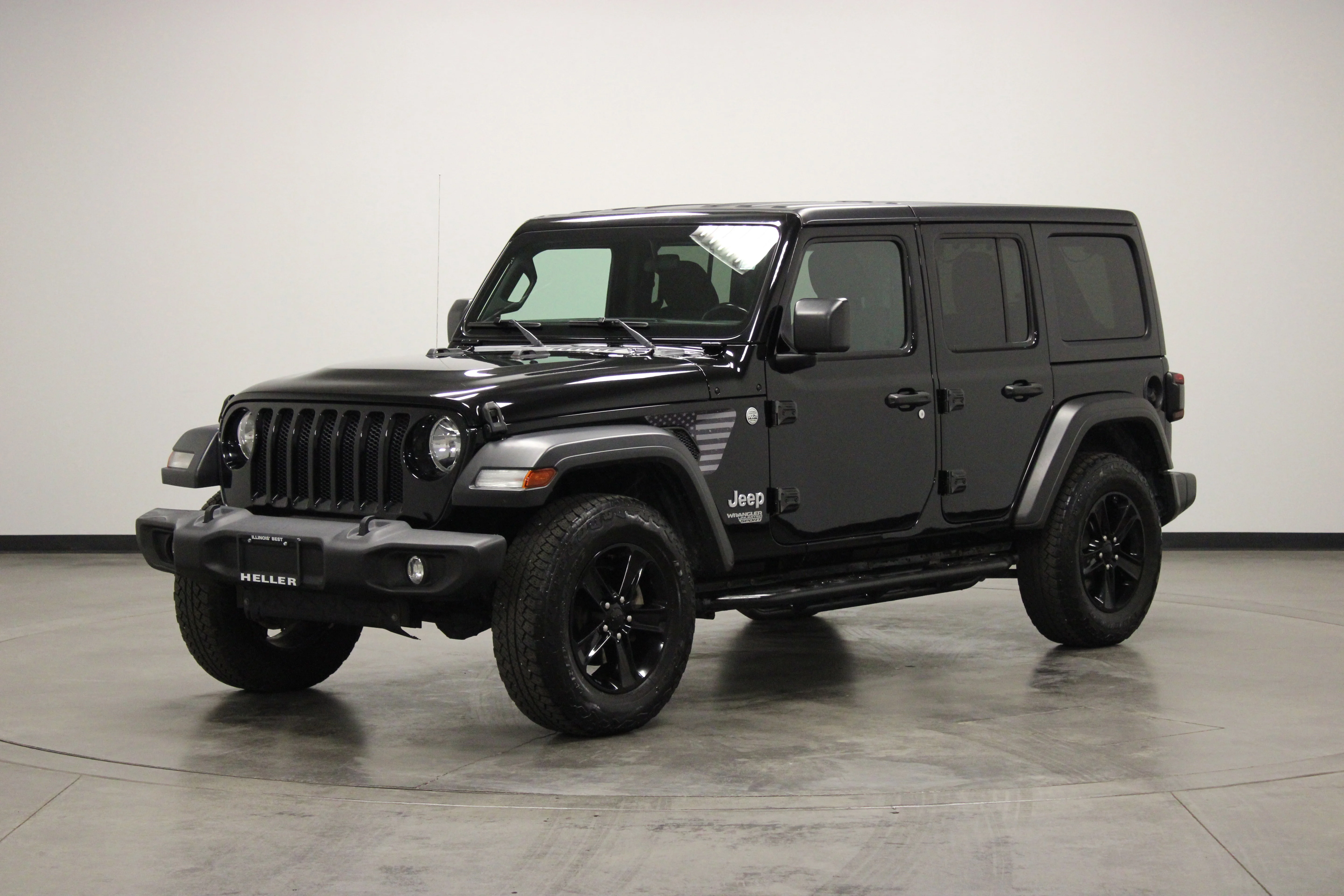 Used 2021 Black Clearcoat Jeep Sport image 4
