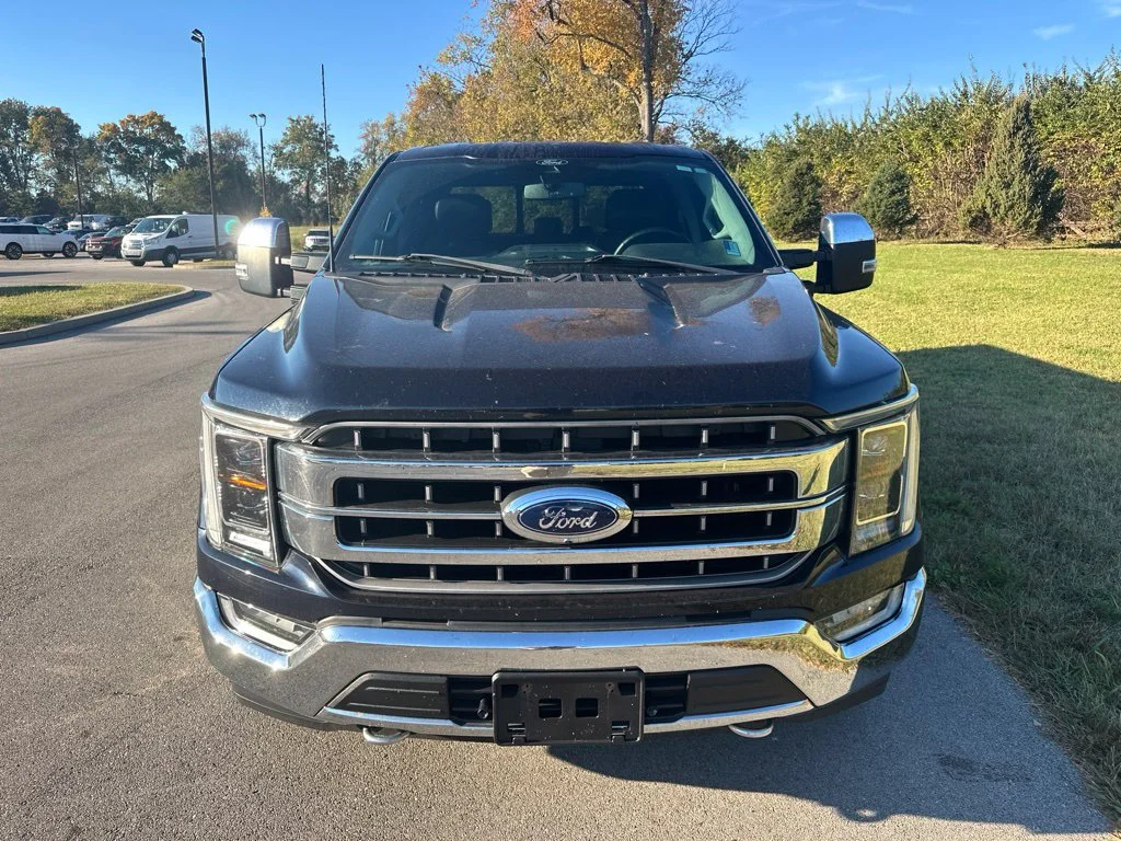 Used 2021 Blue Ford Lariat image 2