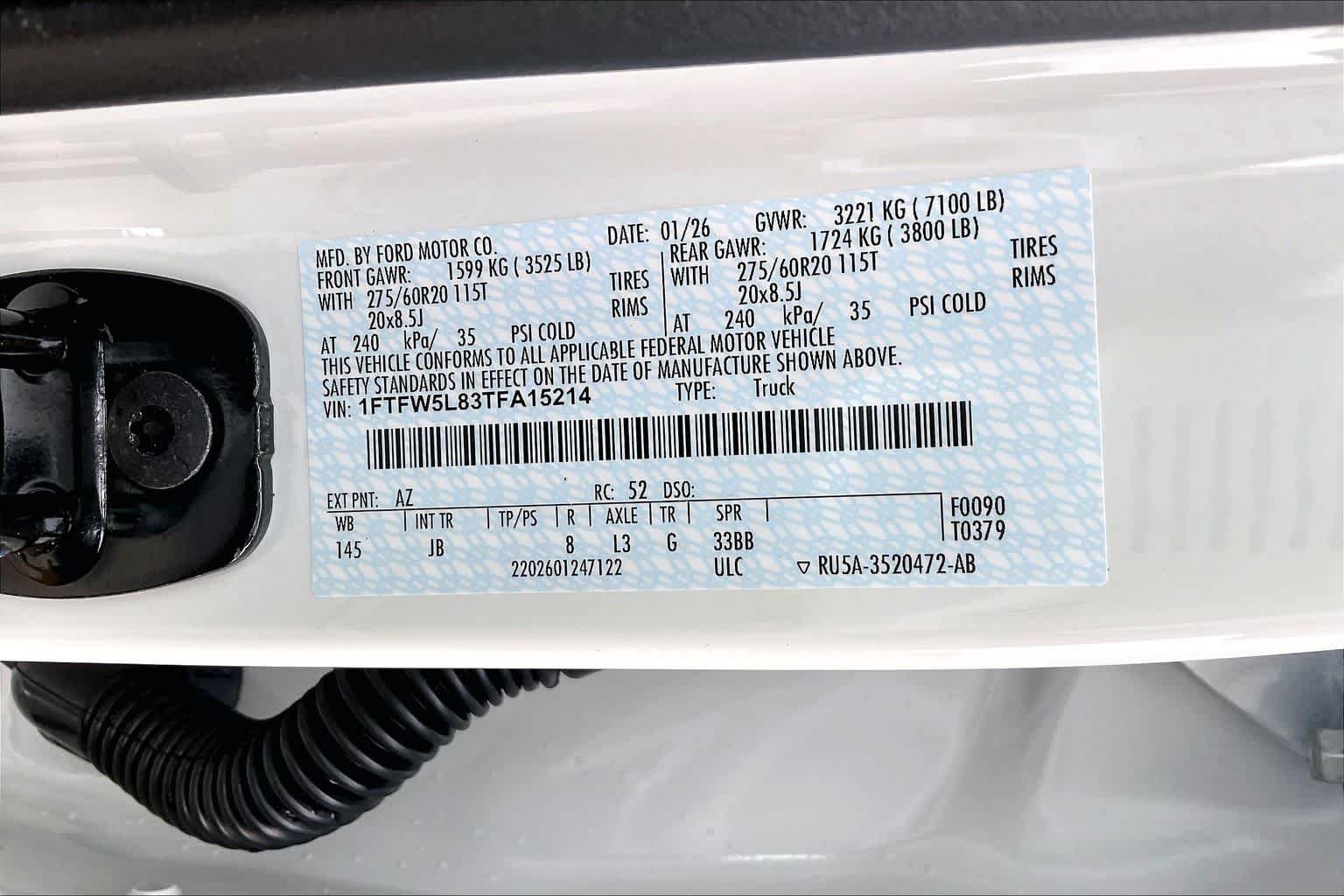 New 2026 Star White Metallic Tri-Coat Ford Lariat® image 20