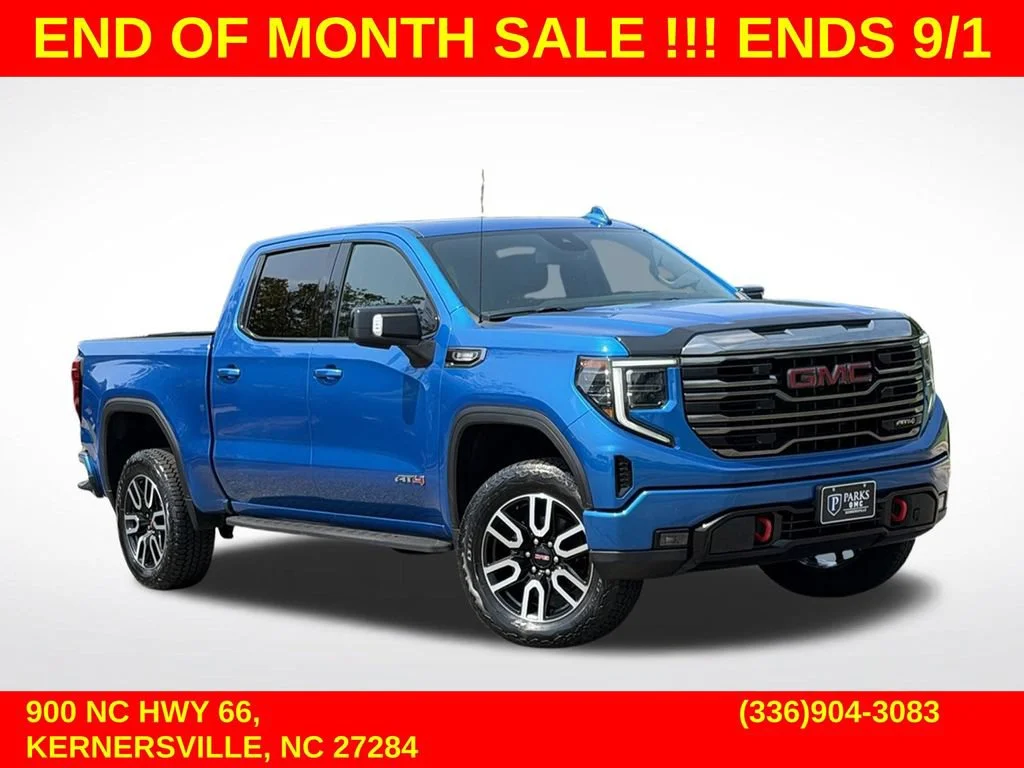Certified Used 2022 DYNAMIC BLUE METALLIC GMC AT4 image 1