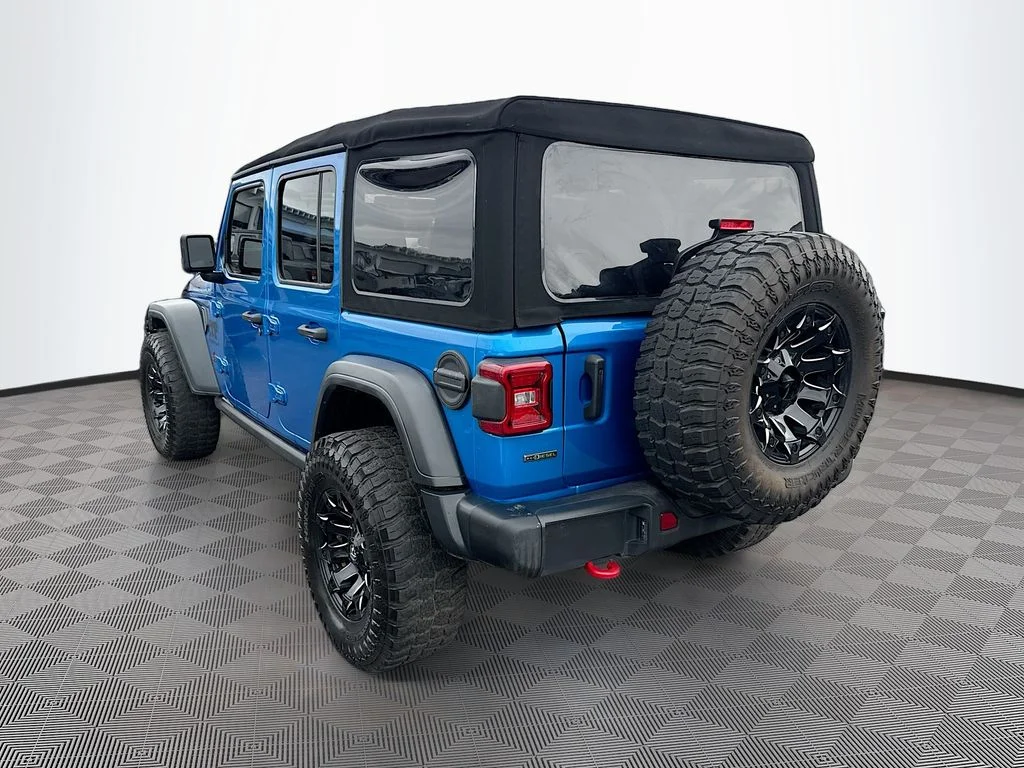 Used 2022 Blue Jeep Unlimited Rubicon image 8