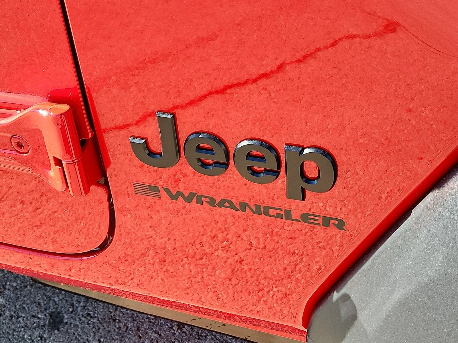 New 2026 Firecracker Red Clear-Coat  Paint Jeep 4-DOOR SPORT S image 8