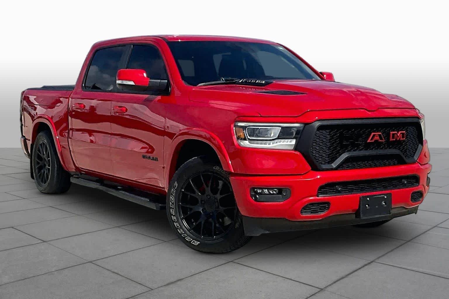 Used 2022 Flame Red Clearcoat Ram Laramie image 2