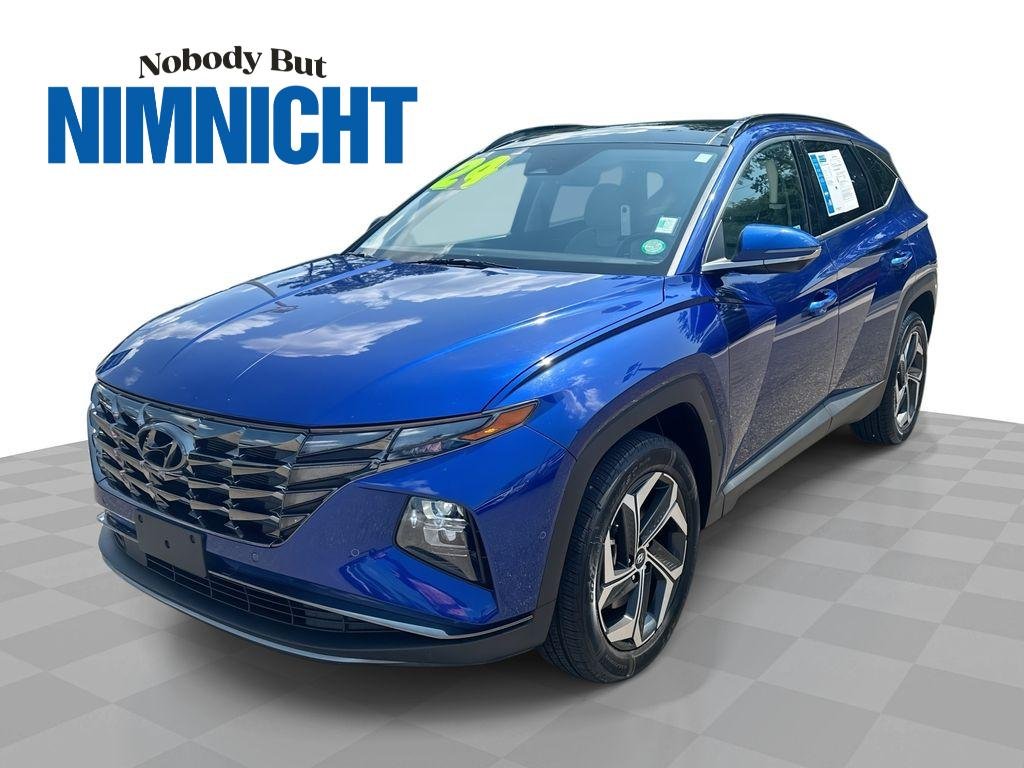 Used 2024 Blue Hyundai Limited image 1