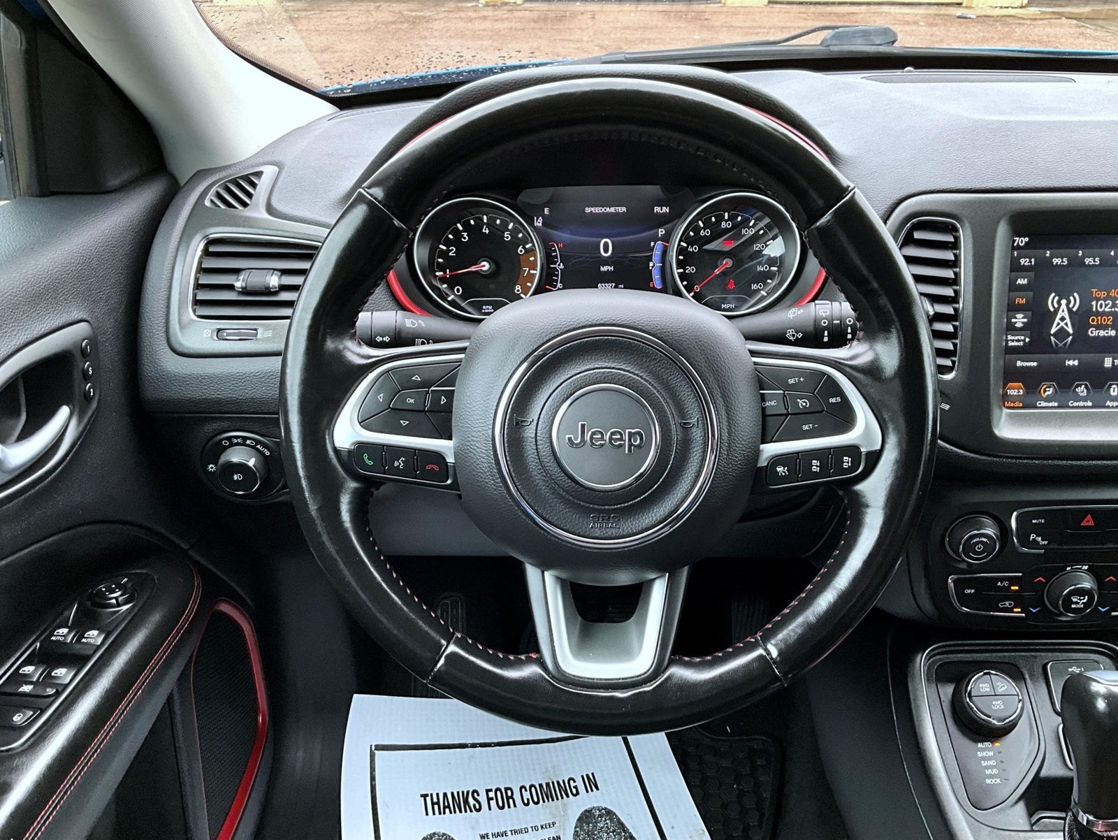 Used 2021 Blue Jeep Trailhawk image 13