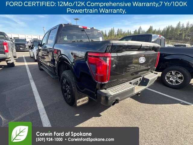 Used 2024 Agate Black Metallic Ford STX image 4