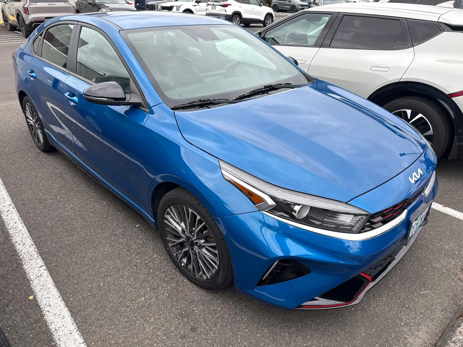 Used 2022 Blue Kia GT-Line image 2