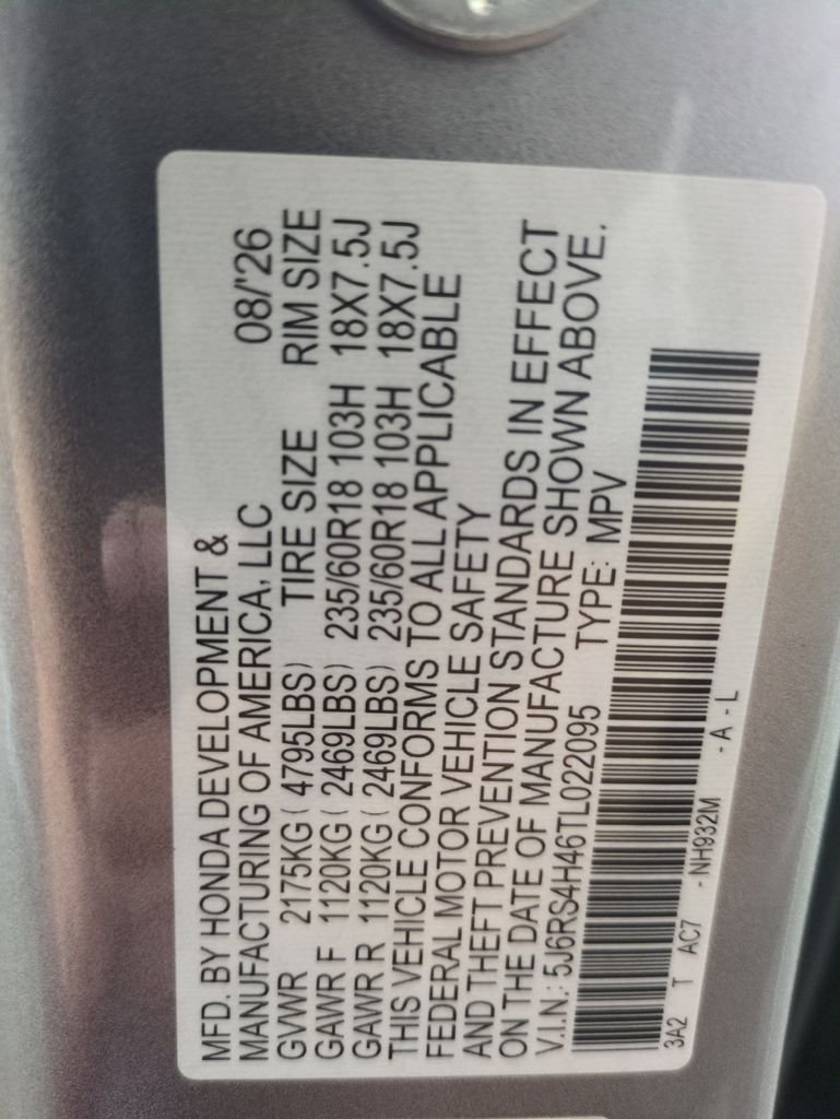 New 2026 Solar Silver Metallic Honda EX image 29