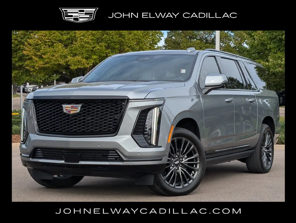 Used 2025 Silver Metallic Cadillac Sport Platinum image 1