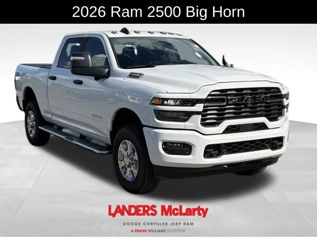 New 2026 Bright White Clearcoat RAM Big Horn image 2