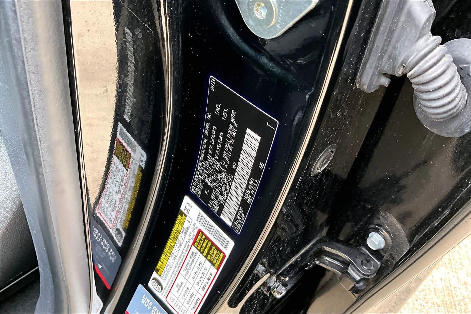 Used 2024 Midnight Black Metallic Toyota XLE image 34