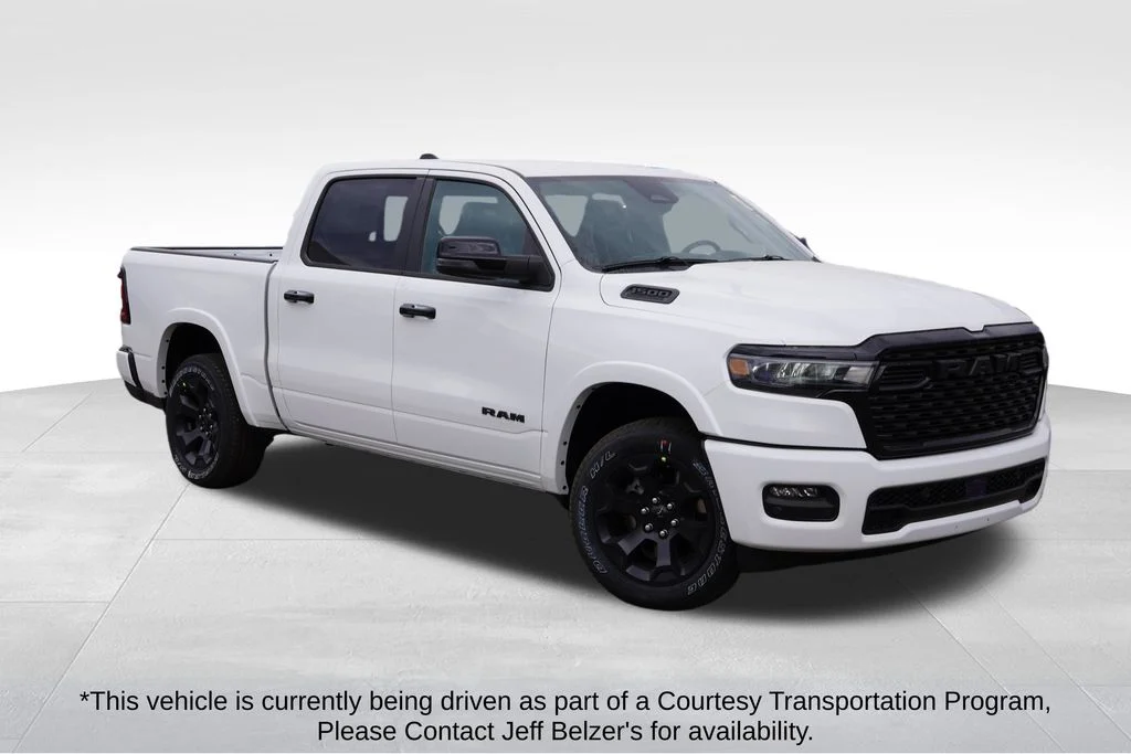 New 2026 Bright White Clear-Coat Exterior Paint RAM Big Horn image 1