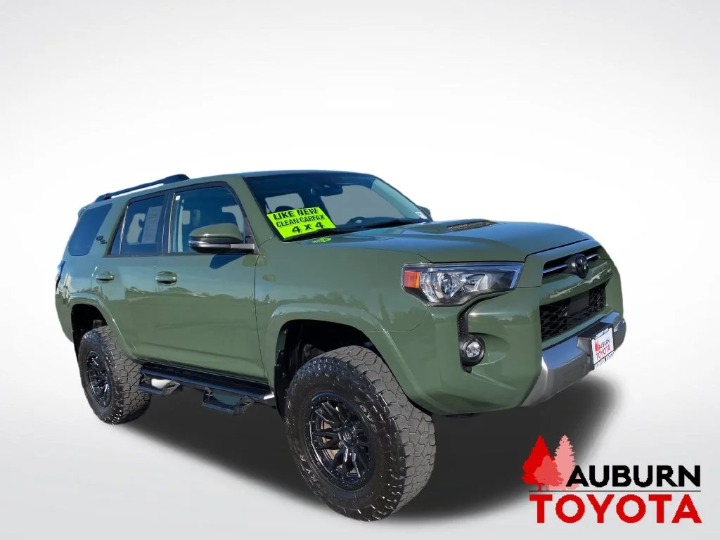 Used 2022 Army Green Toyota TRD Off-Road Premium image 3