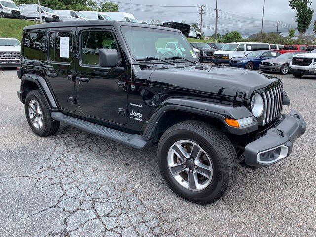 Used 2022 Black Jeep Unlimited Sahara image 2