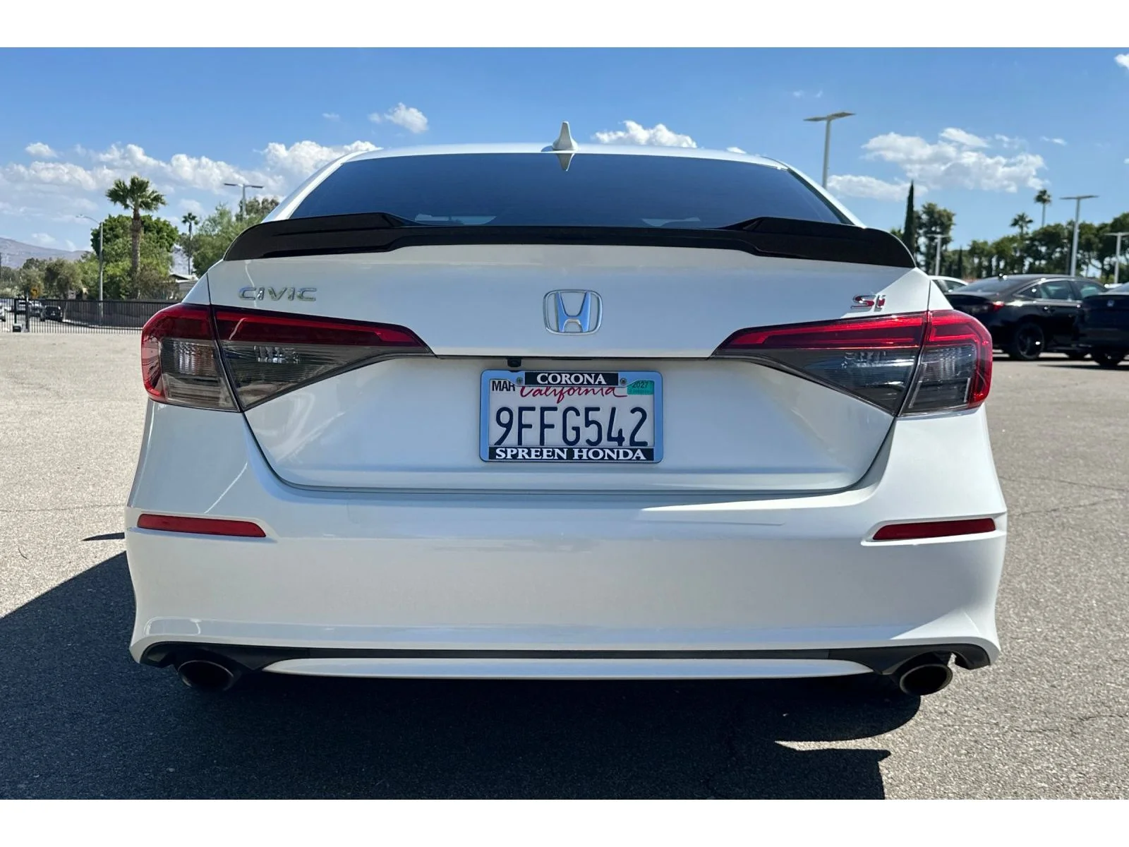 Used 2023 Platinum White Pearl Honda 4DR MT image 4