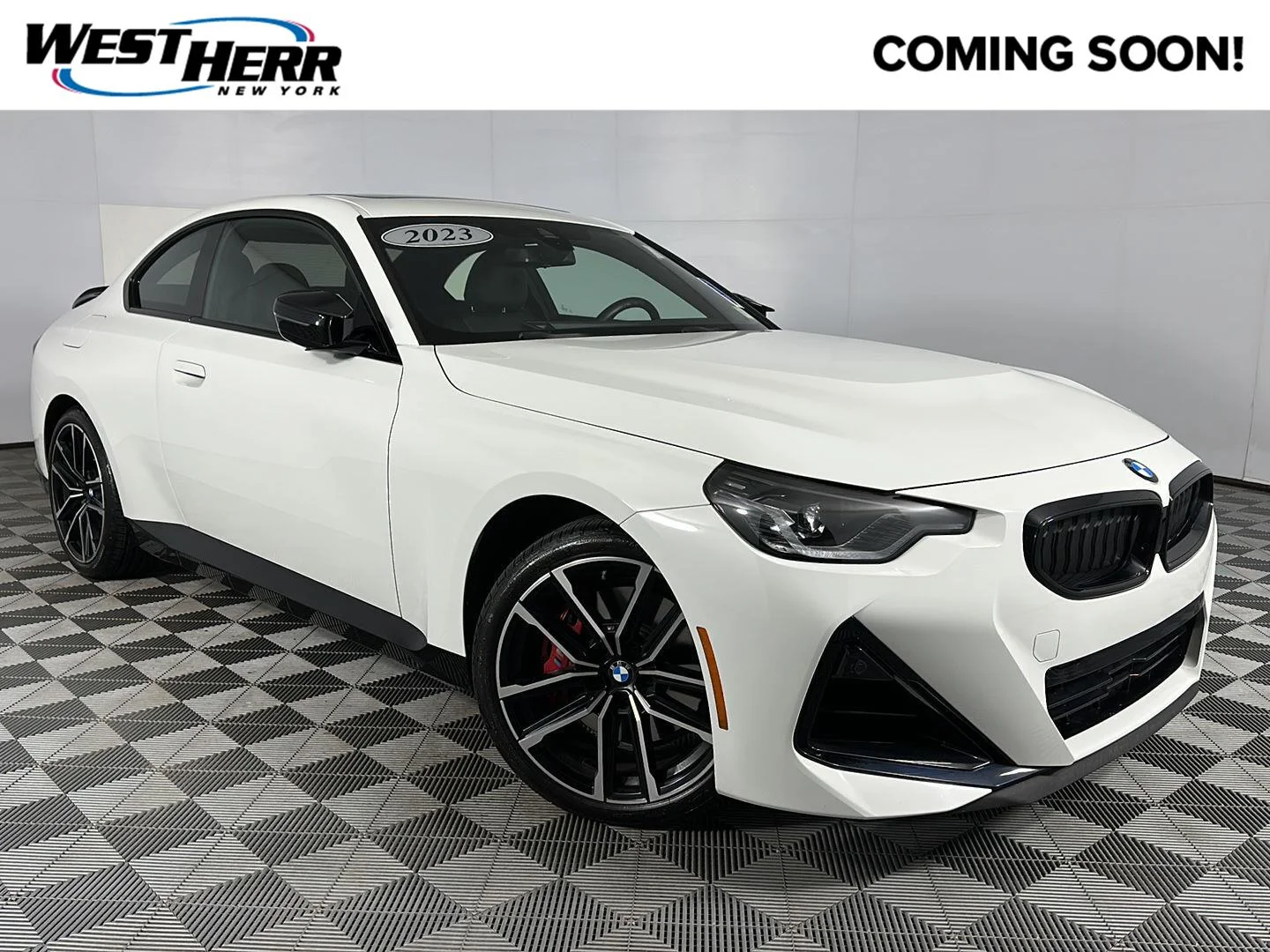 Used 2023 Alpine White BMW M240i xDrive image 1