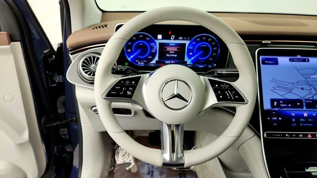 Used 2023 Twilight Blue Metallic Mercedes-Benz EQE 350 4MATIC® SUV, Exclusive w/ 20