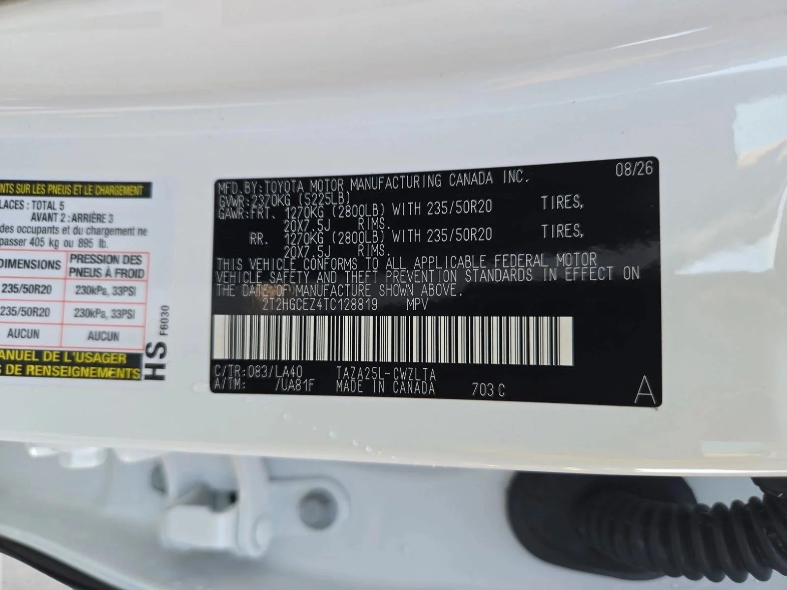 New 2026 Ultra White Lexus  350 LUXURY AWD image 17