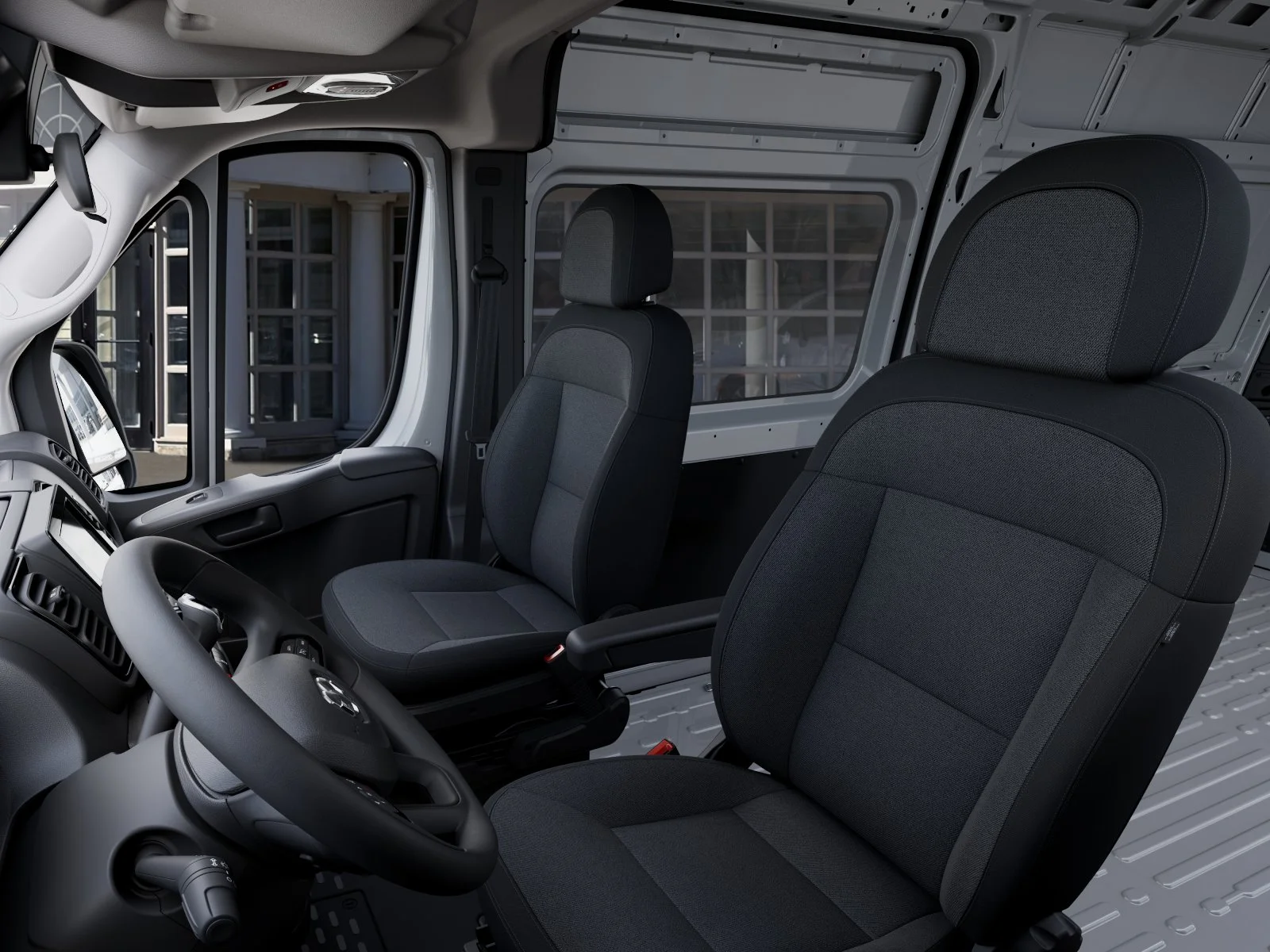 New 2026 Bright White Clear-Coat Exterior Paint RAM Cargo Van Tradesman High Roof 159" WB w/Pass Seat image 49