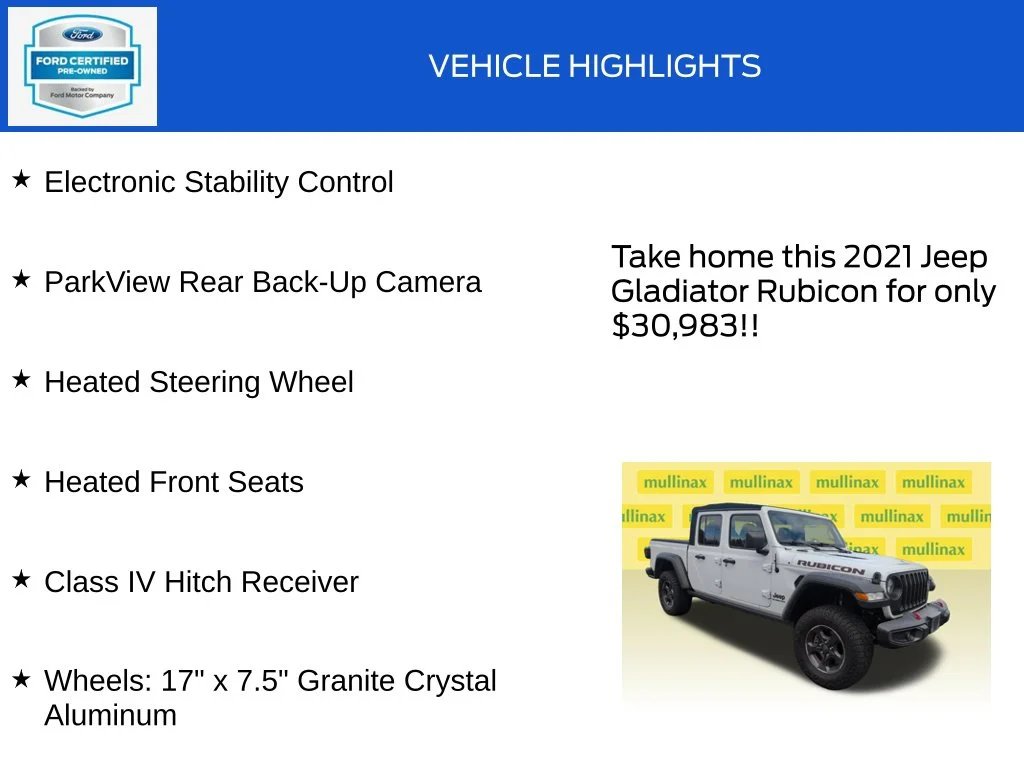 Certified Used 2021 White Jeep Rubicon image 19
