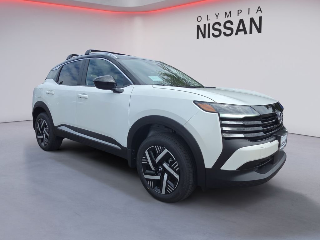 New 2026 Aspen White TriCoat / Super Black Two-tone Nissan SV image 7
