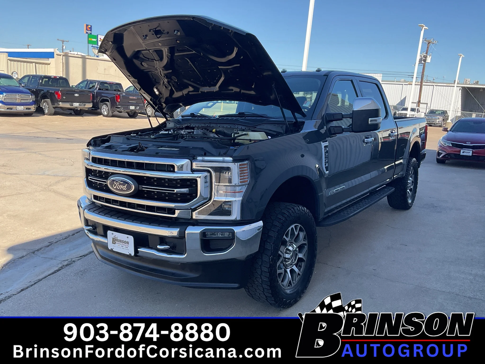 Used 2021 Lithium Gray Metallic Ford LARIAT image 13