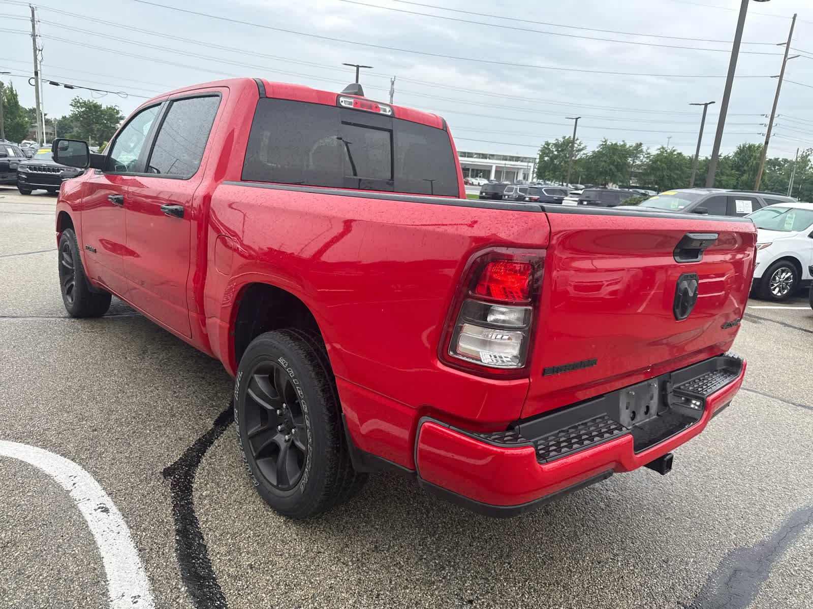 Used 2023 Flame Red Clearcoat Ram Big Horn image 5