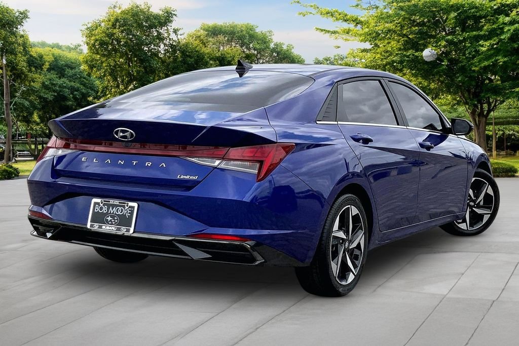 Used 2022 Blue Hyundai Limited image 6