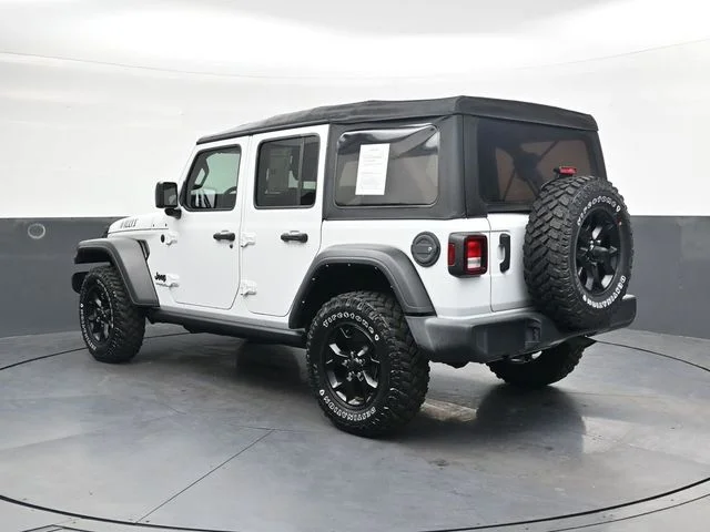 Used 2022 Bright White Clearcoat Jeep Unlimited Willys image 6