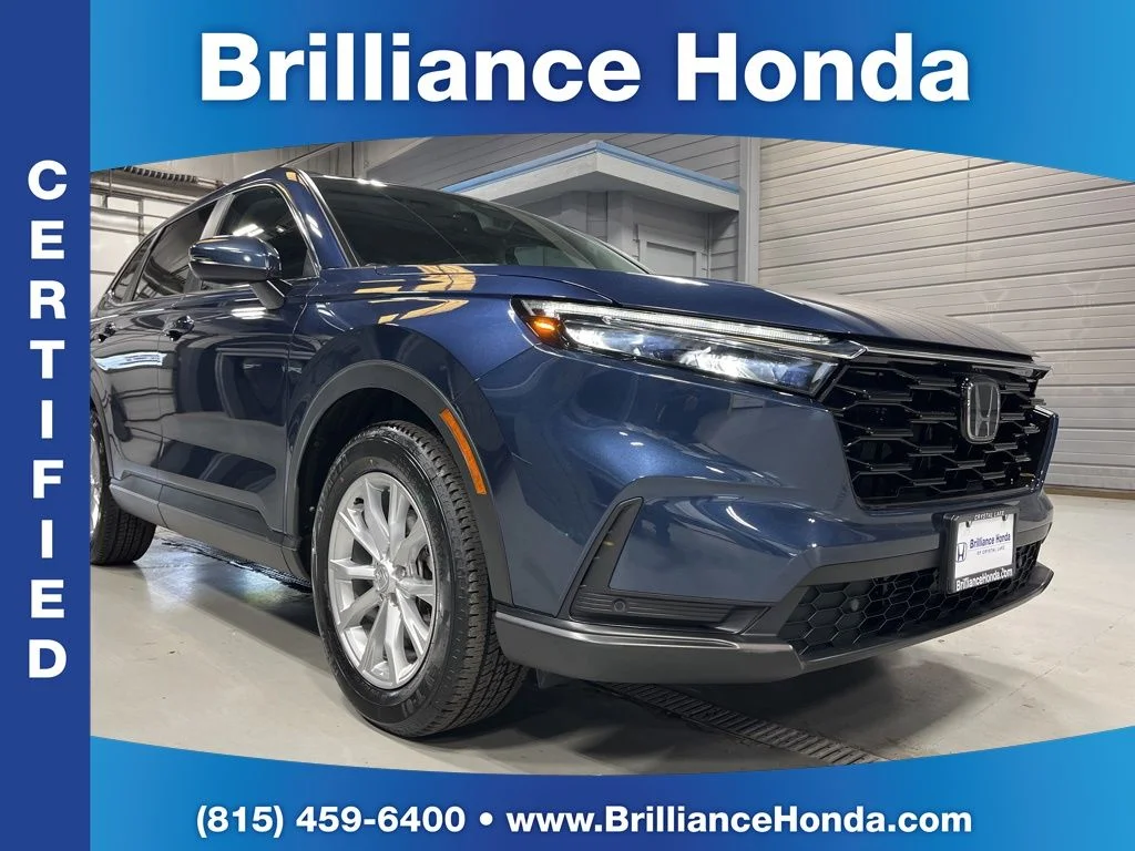 Certified Used 2023 Canyon River Blue Metallic Honda EX-L image 1