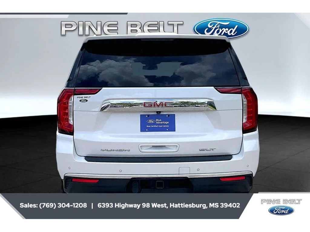 Used 2023 White Frost Tricoat GMC SLT image 4