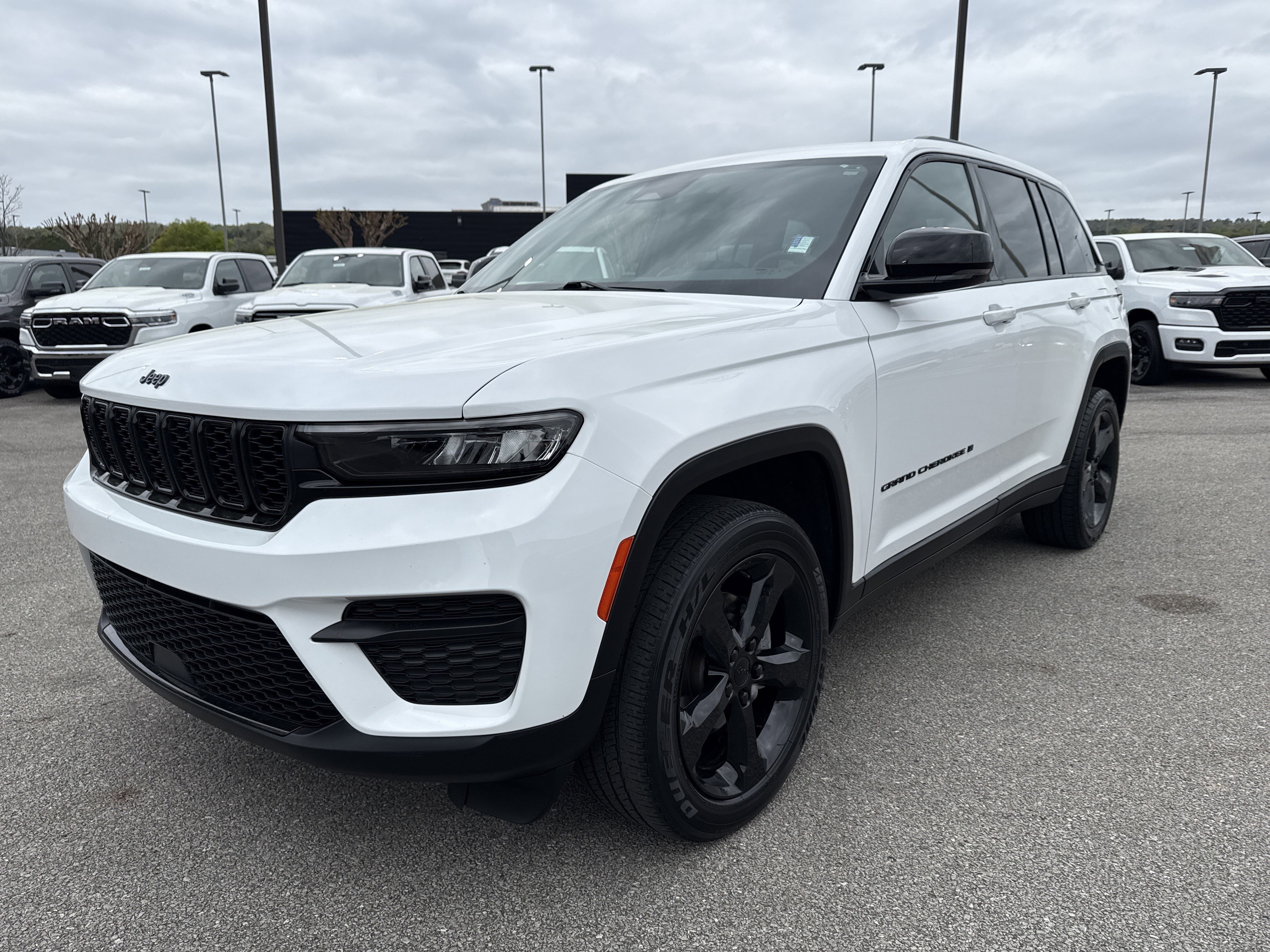 Used 2023 Bright White Clearcoat Jeep Altitude image 3