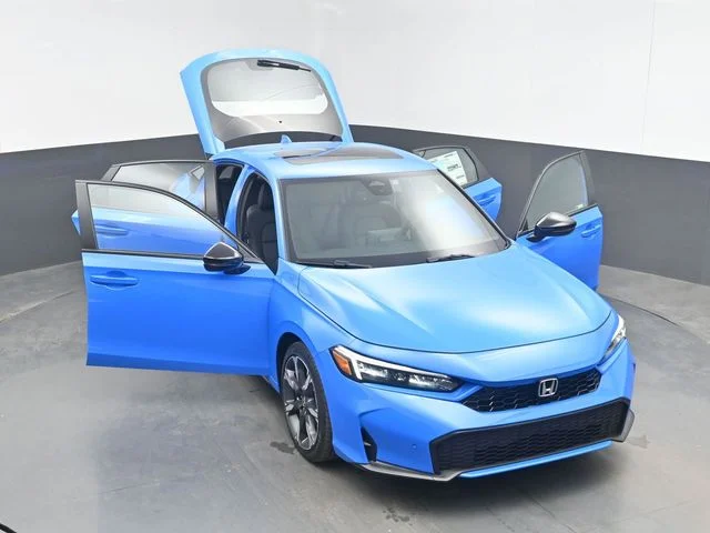 New 2026 Boost Blue Pearl Honda FWD Touring Hybrid image 53