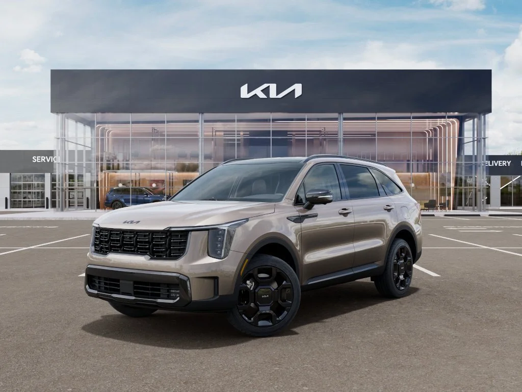 New 2026 Volcanic Sand Kia X-Line SX Prestige AWD image 1