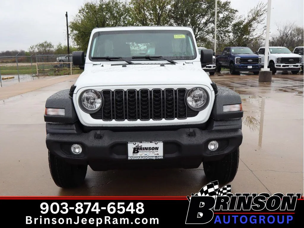 New 2026 Bright White Clearcoat Jeep Sport image 2