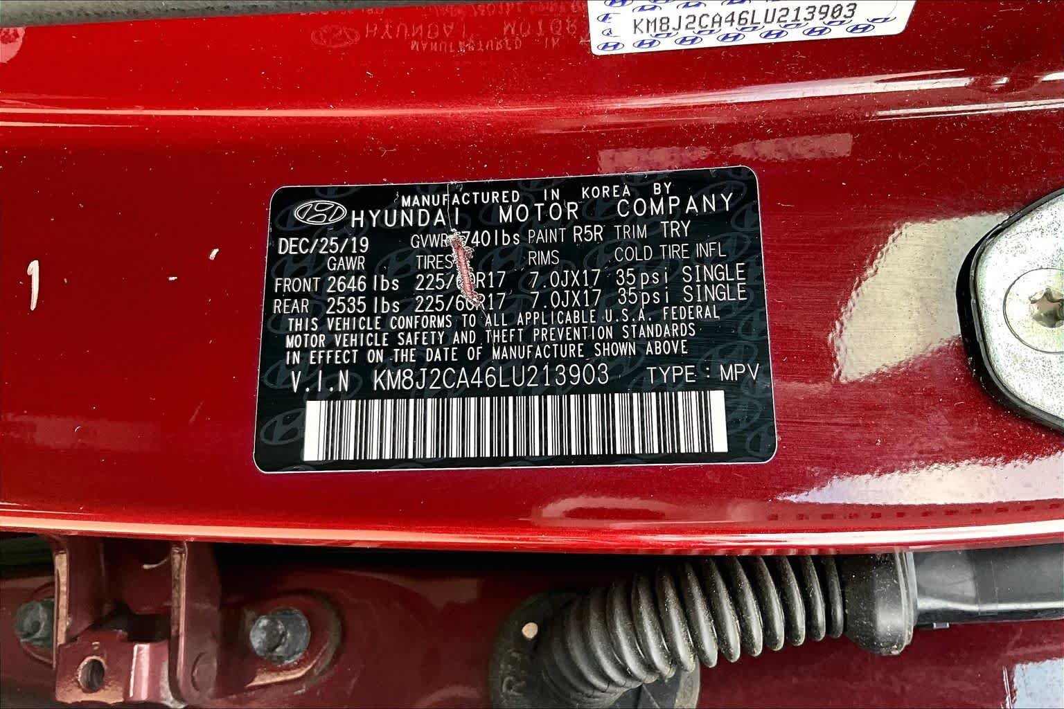 Used 2020 Gemstone Red Hyundai SE image 29