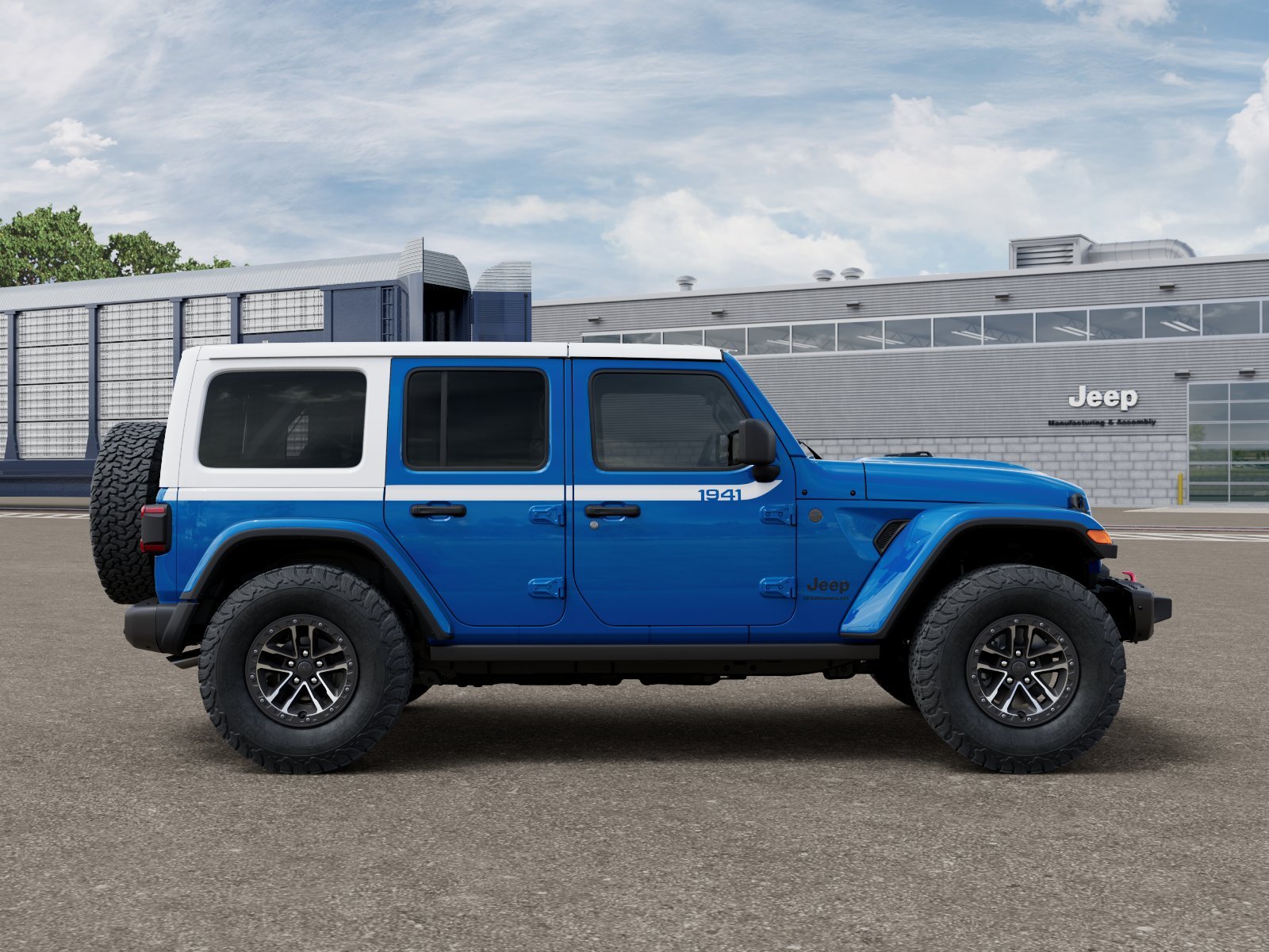 New 2026 Hydro Blue Pearl-Coat Exterior Paint Jeep  image 12