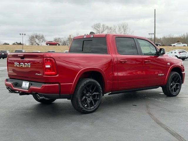 New 2026 Molten Red Pearl-Coat Exterior Paint RAM Laramie image 7