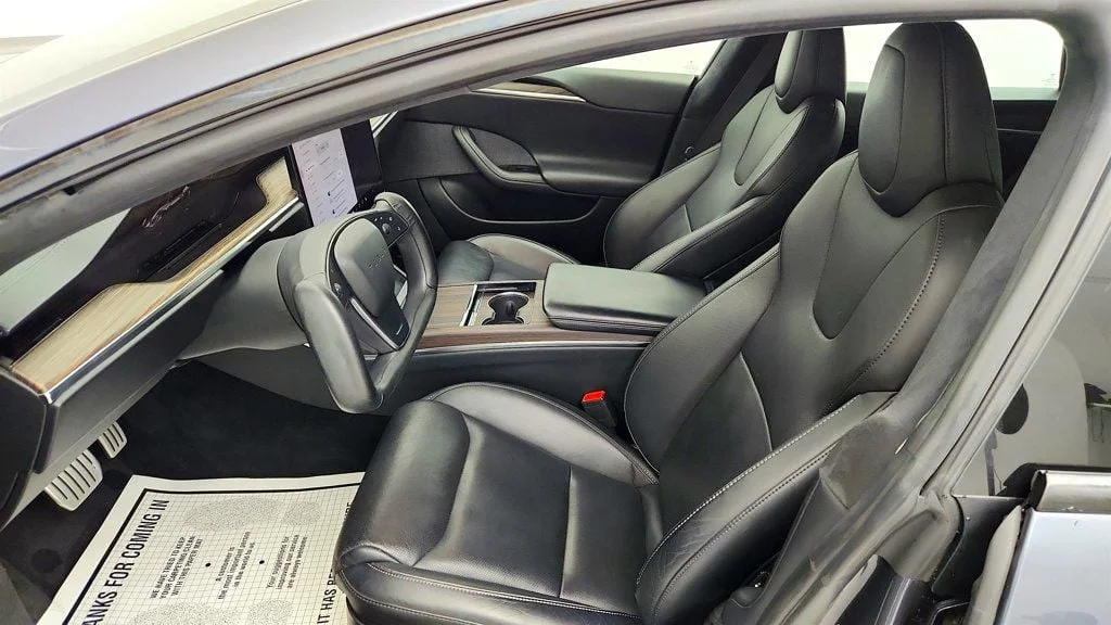 Used 2021 Midnight Silver Metallic Tesla Plaid AWD w/ 21