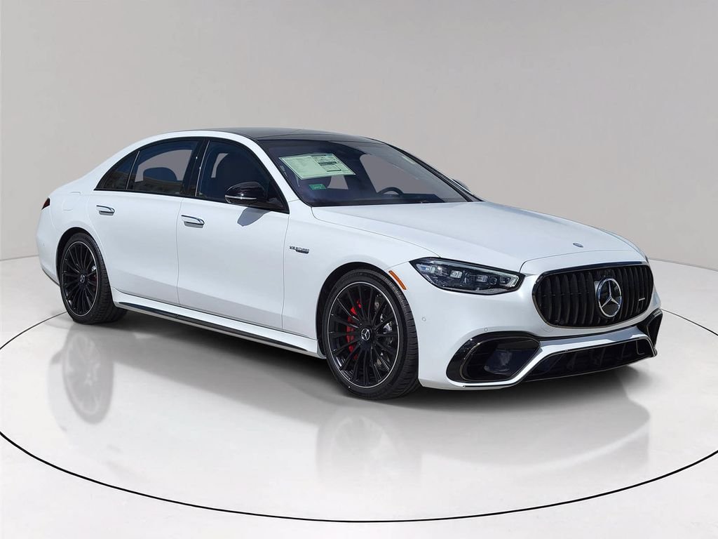 New 2026 MANUFAKTUR Moonlight White Magno Mercedes-Benz AMG® S 63 E 4MATIC® Sedan image 1