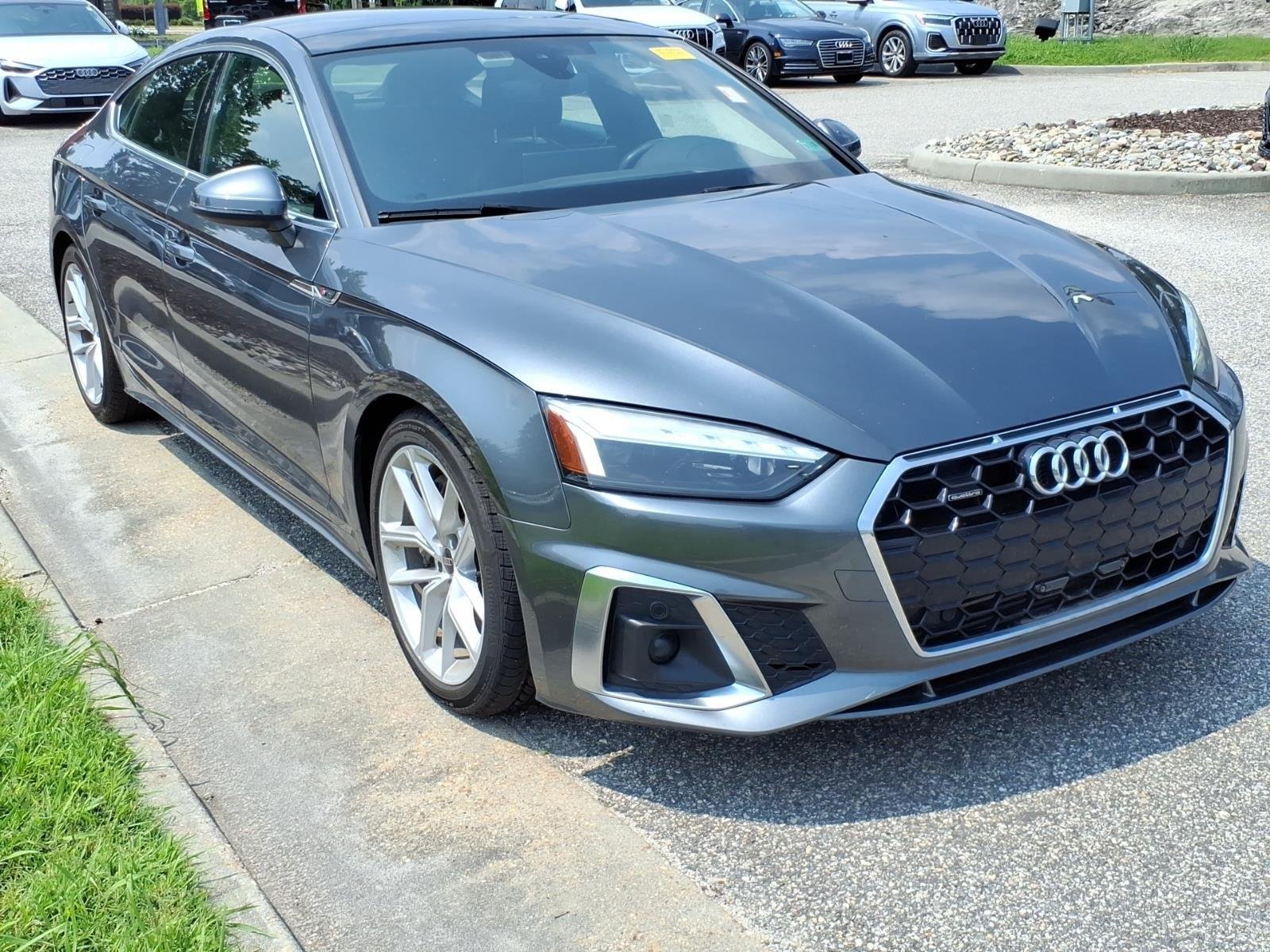 Used 2023 Daytona Gray Pearl Effect Audi S line Premium image 2