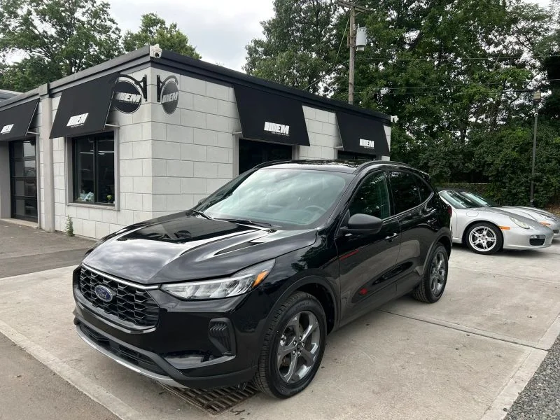 Used 2025 Black Ford ST-Line Sport Utility 4D image 1