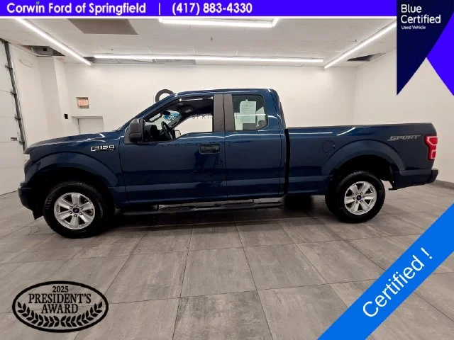 Certified Used 2018 Blue Jeans Metallic Ford XL image 2