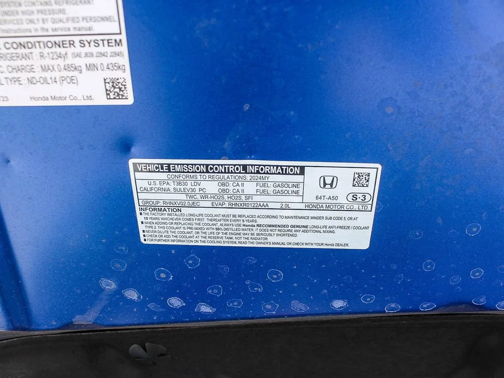 Certified Used 2024 Aegean Blue Metallic Honda Sport image 56