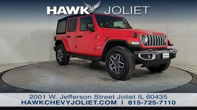 Used 2024 Red Jeep Sahara image 2